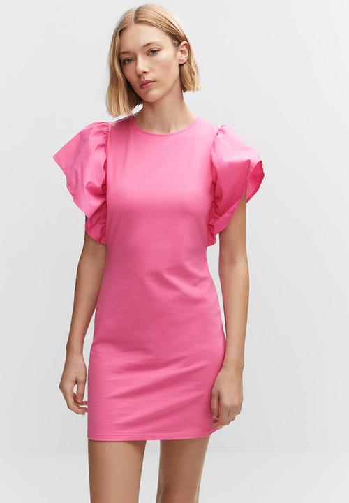 MANGO - Dress codina - bright pink