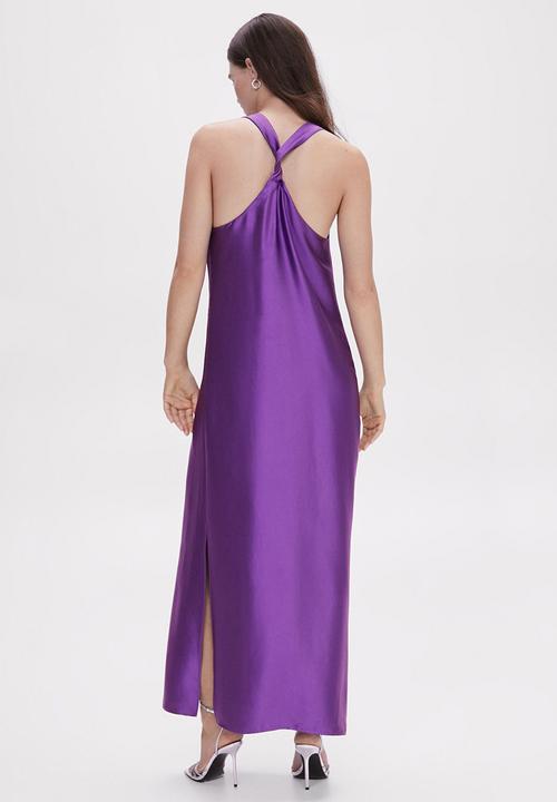 MANGO - Dress spring - mid purple