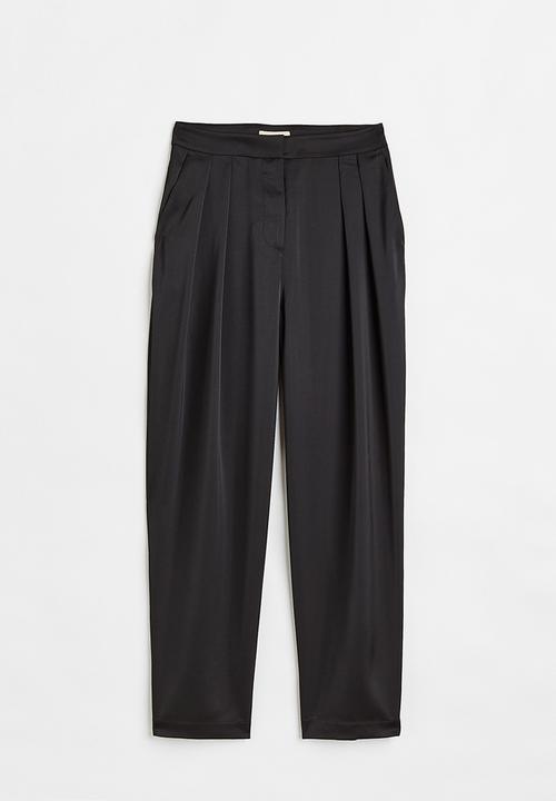 H&M - Tailored trousers - black