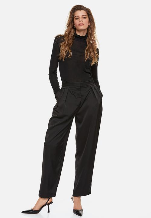 H&M - Tailored trousers - black