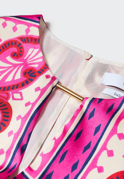 MANGO - One-piece suit pinkie - bright pink