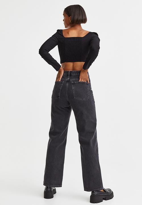 H&M - Straight regular jeans - dark grey