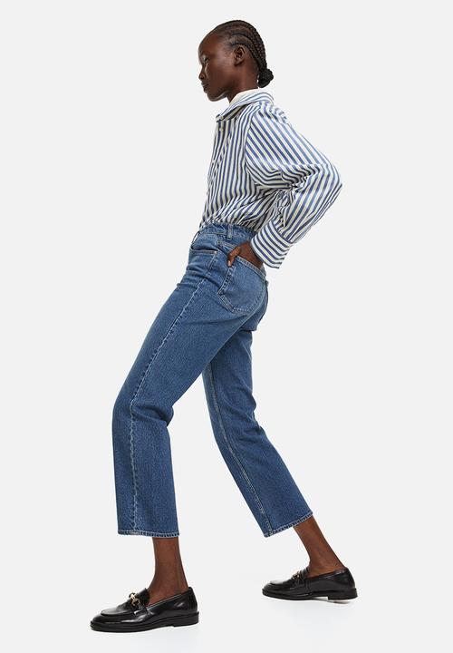 H&M - Slim regular ankle jeans - denim blue