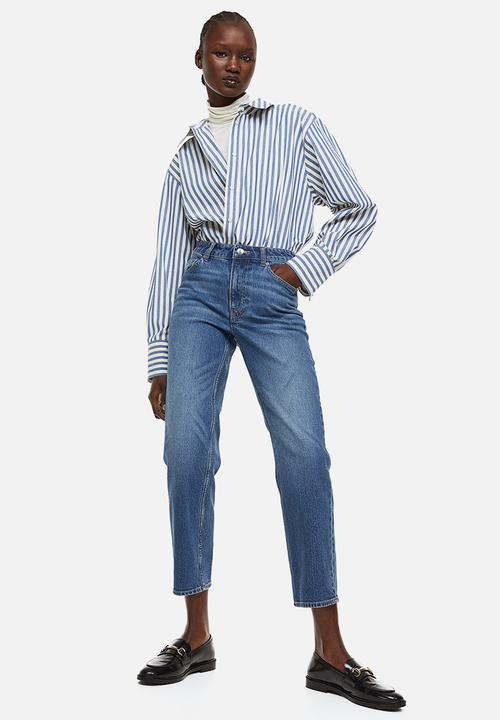 H&M - Slim regular ankle jeans - denim blue