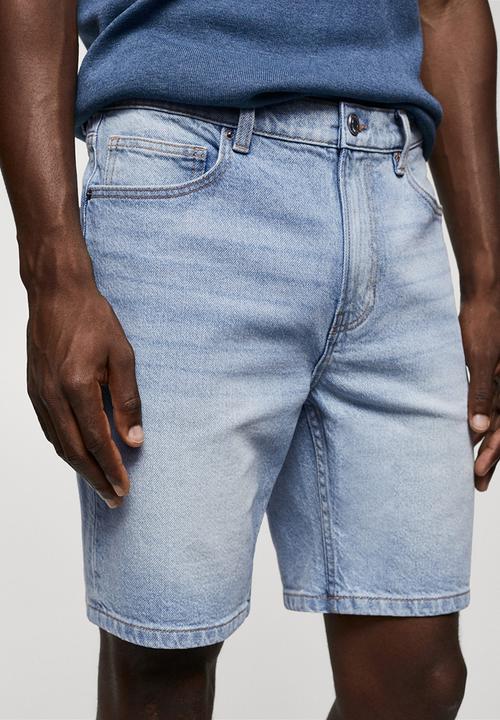 MANGO - Bermuda shorts jarod - light blue