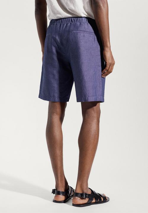 MANGO - Bermuda shorts alfonso - navy