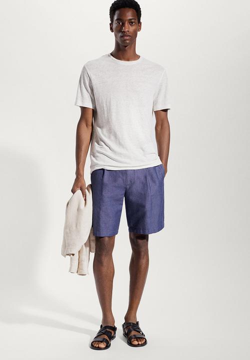 MANGO - Bermuda shorts alfonso - navy