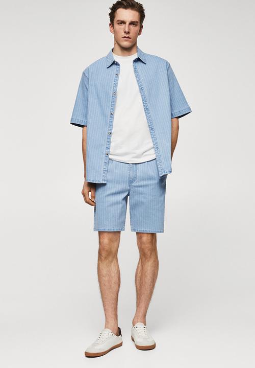 MANGO - Bermuda shorts parasol - denim blue