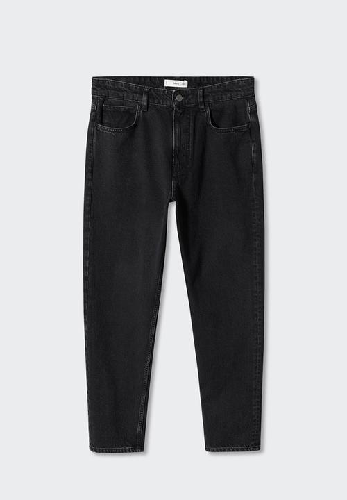 MANGO - Jeans sam - black denim
