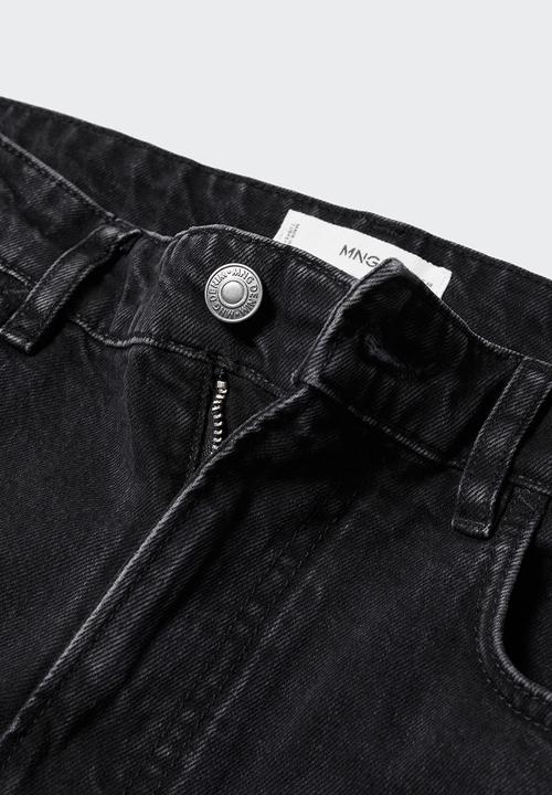 MANGO - Jeans sam - black denim