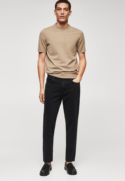 MANGO - Jeans sam - black denim
