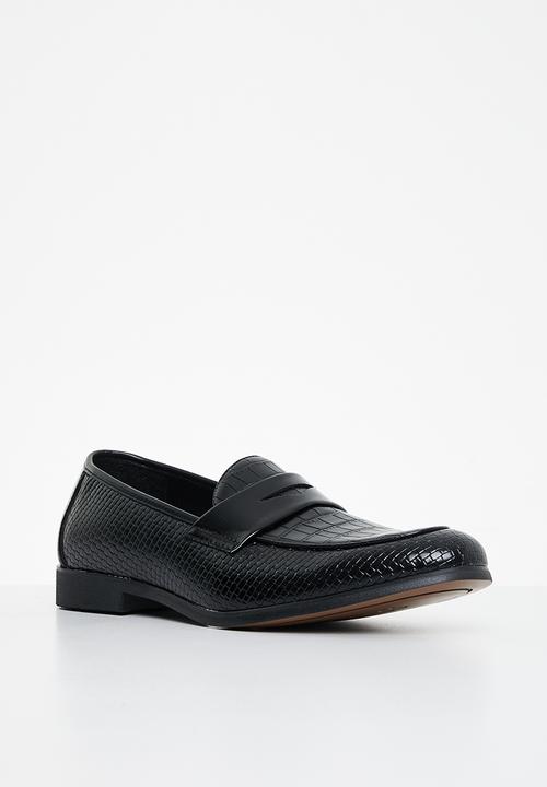 PC - Crouch slip on - black croc