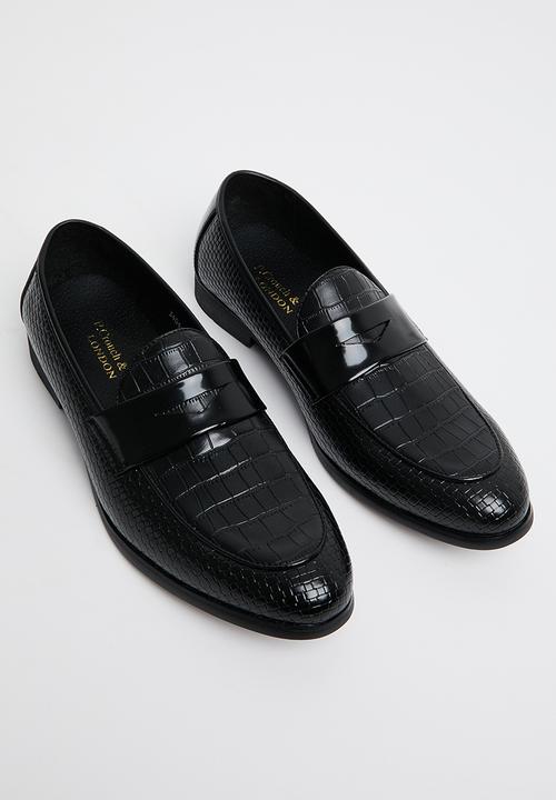 PC - Crouch slip on - black croc