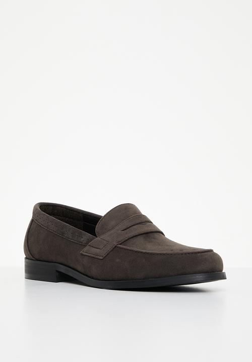 PC - Crouch suede slip on - espresso suede