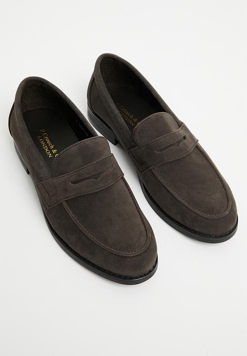 PC - Crouch suede slip on - espresso suede