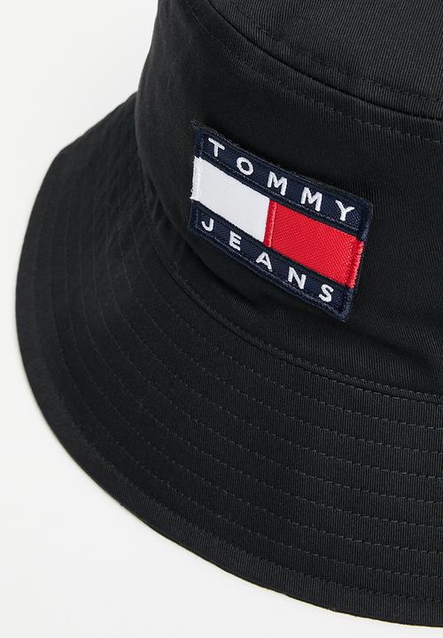 Tommy Hilfiger - Tjm heritage bucket hat - black