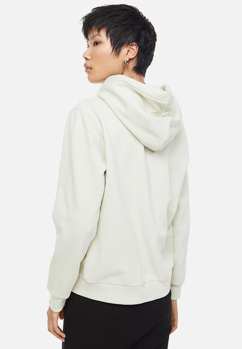 H&M - Zip-through hoodie - light dusky green