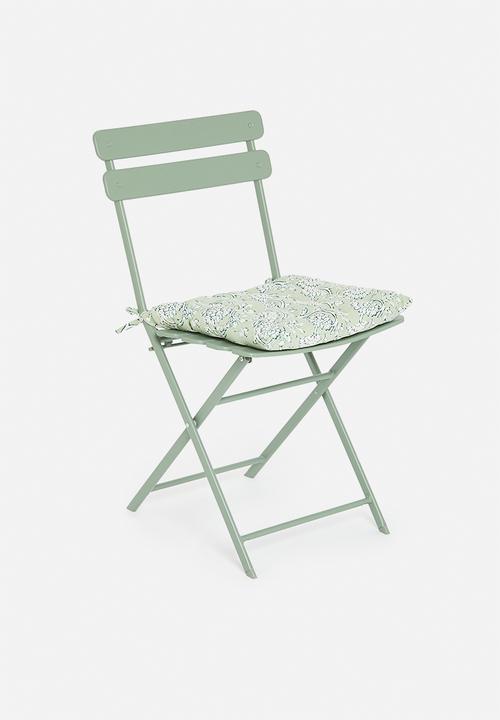 H&S - Block chair pad - green