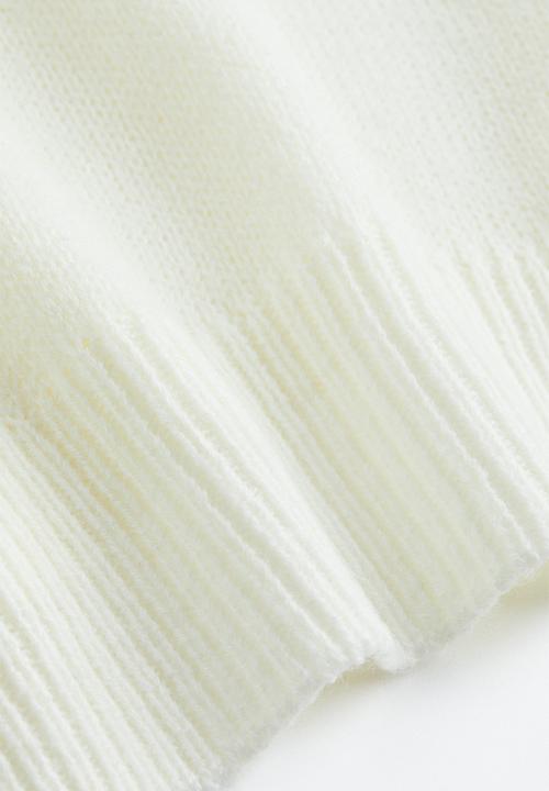 H&M - V-neck jumper - cream 