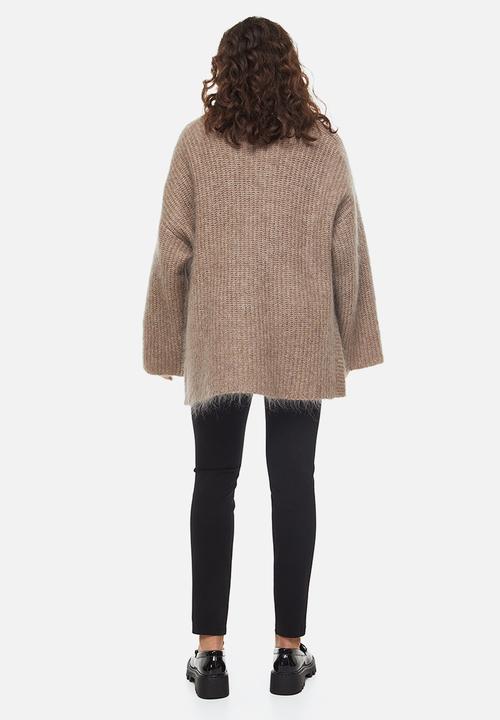 H&M - Mama tailored jersey trousers - black
