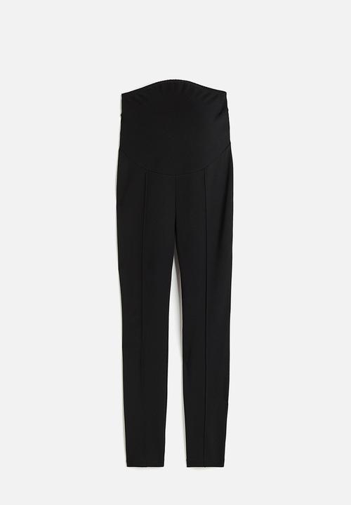 H&M - Mama tailored jersey trousers - black