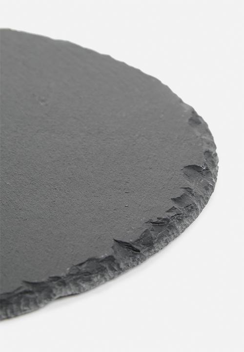 Excellent Houseware - Slate serving platter - charcoal 2