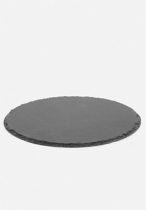 Excellent Houseware - Slate serving platter - charcoal 2
