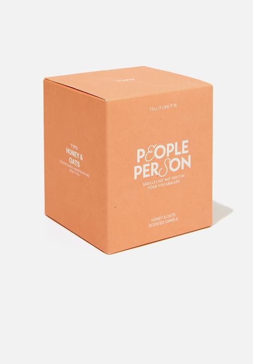 Typo - Tell it like it is candle - blaze people person