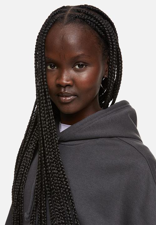 H&M - Oversized hoodie - dark grey