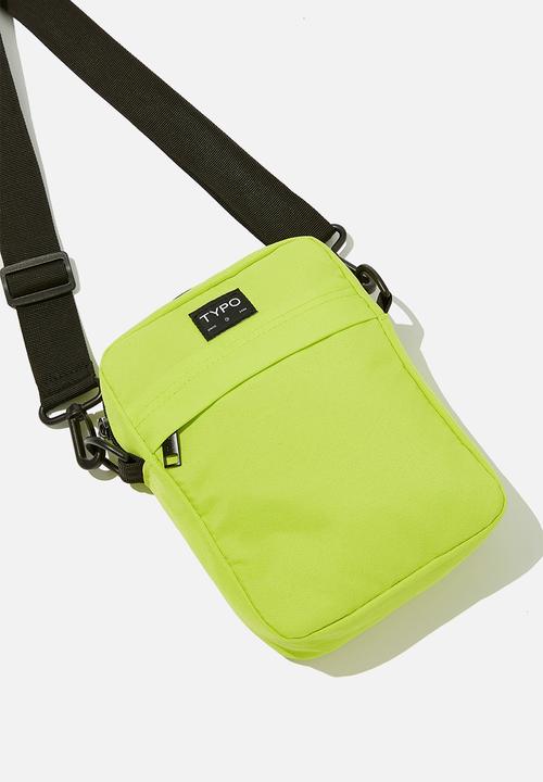 Typo - Urban cross body bag - lime