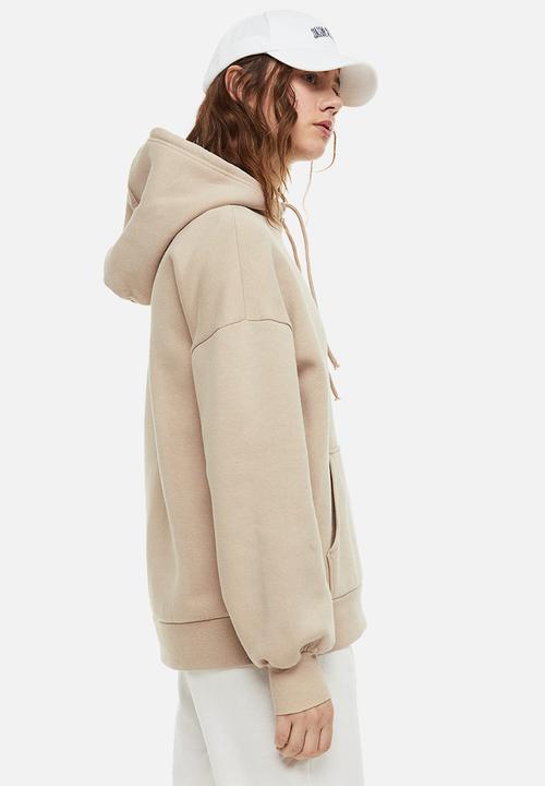 H&M - Oversized hoodie - beige