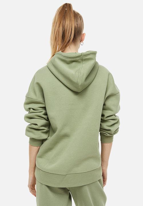 H&M - Oversized hoodie - khaki green 