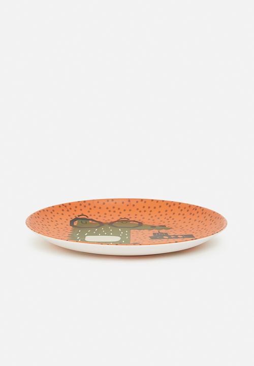 H&S - Safari plate set of 4 - multi