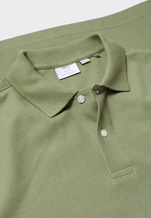 MANGO - Polo shirt rea - khaki
