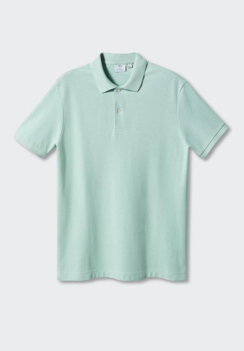 MANGO - Polo shirt rea - blue