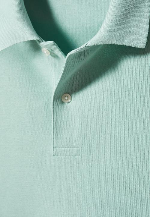 MANGO - Polo shirt rea - blue