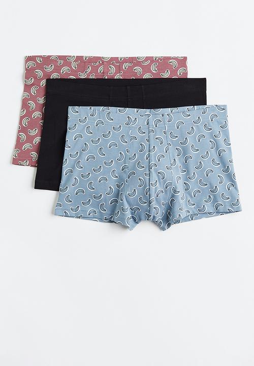 H&M - 3-Pack short cotton trunks - multi
