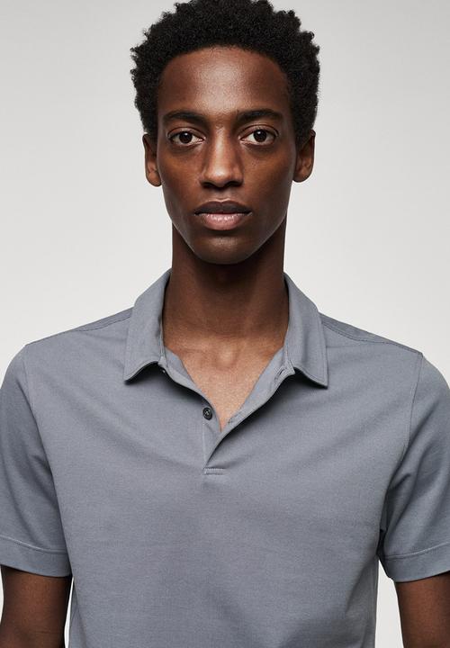MANGO - Polo shirt ezequi - blue
