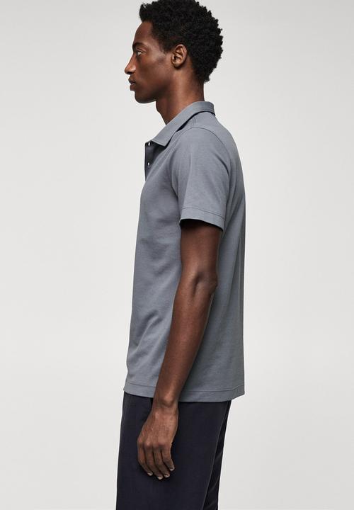 MANGO - Polo shirt ezequi - blue