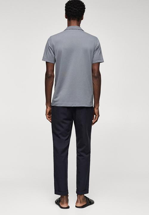 MANGO - Polo shirt ezequi - blue
