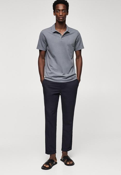 MANGO - Polo shirt ezequi - blue
