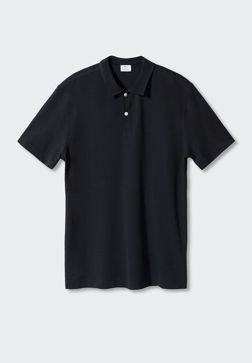 MANGO - Polo shirt ezequi - black