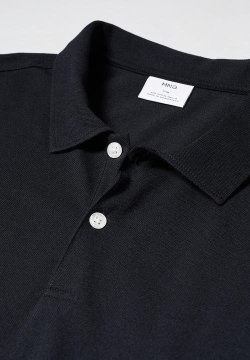 MANGO - Polo shirt ezequi - black