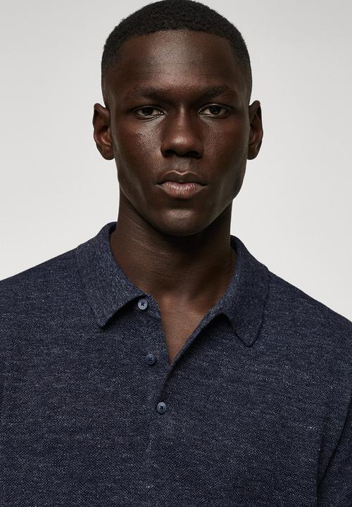 MANGO - Polo shirt andrew - navy
