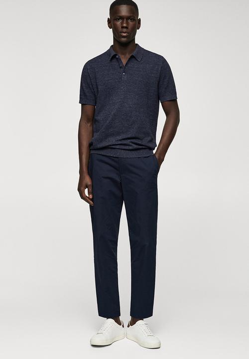 MANGO - Polo shirt andrew - navy