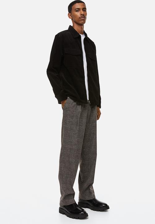H&M - Corduroy overshirt - black