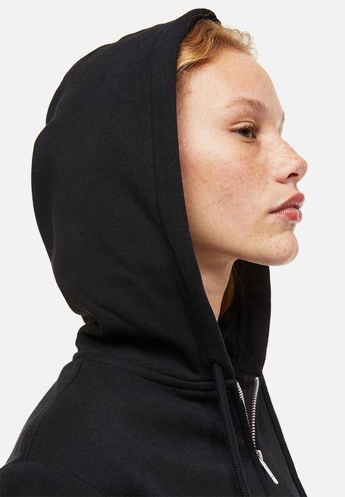 H&M - Short zip-through hoodie - black