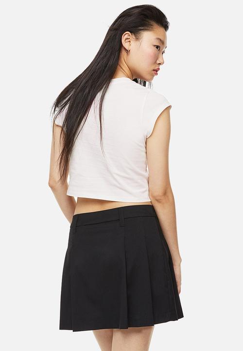 H&M - Printed top - cream/sweet & spicy 