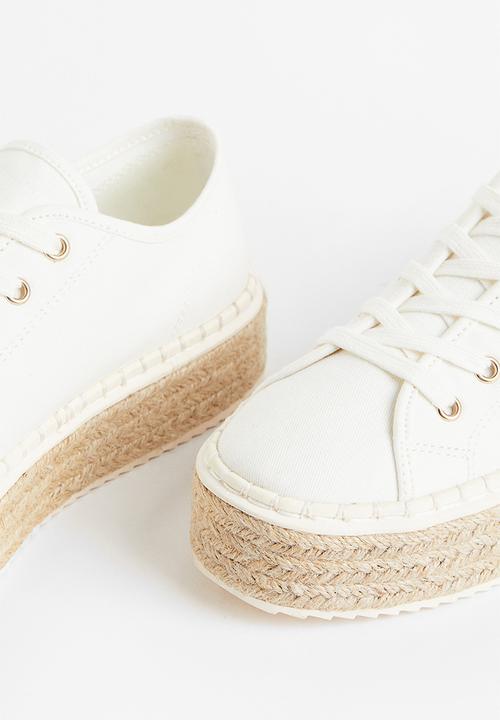 H&M - Espadrille trainers - white