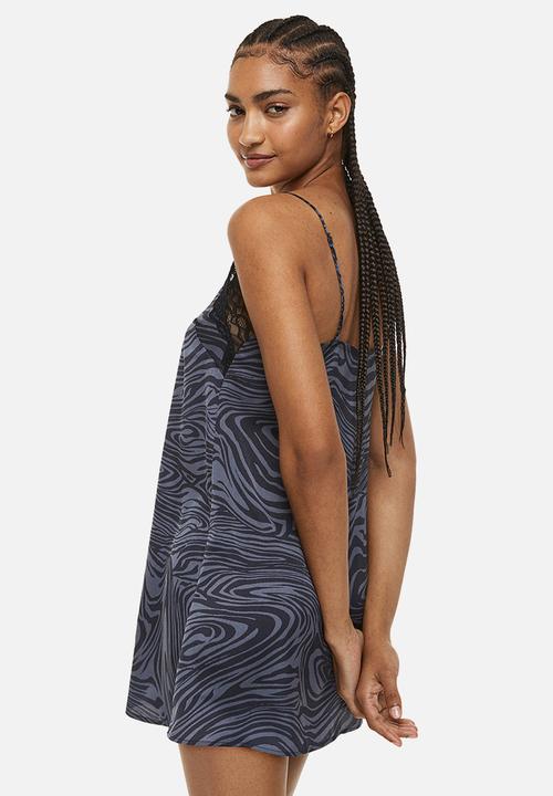 H&M - Satin nightslip - purple